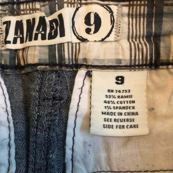 Zanadi blue jean shorts sz 9 - Picture 6 of 10